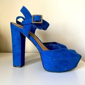 Royal Blue Steve Madden Heel Pumps